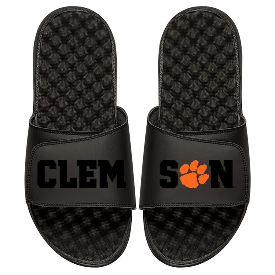 

Шлепанцы ISlide Clemson Tigers, черный