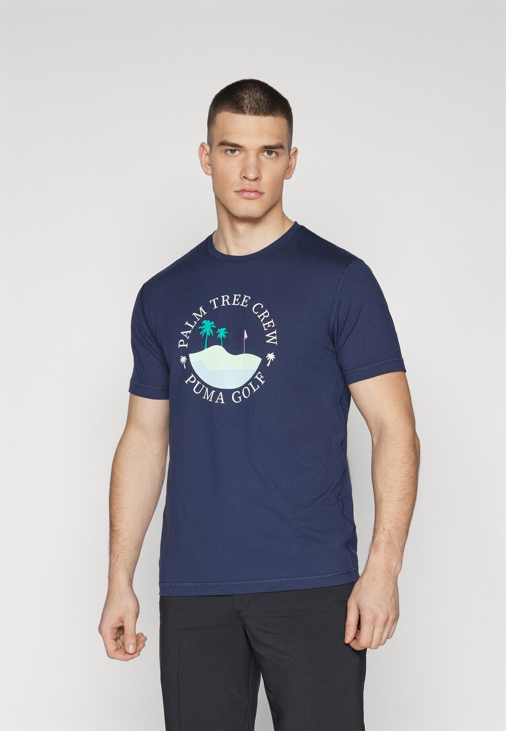 

Футболка с принтом ISLAND TEE Puma Golf, цвет deep navy