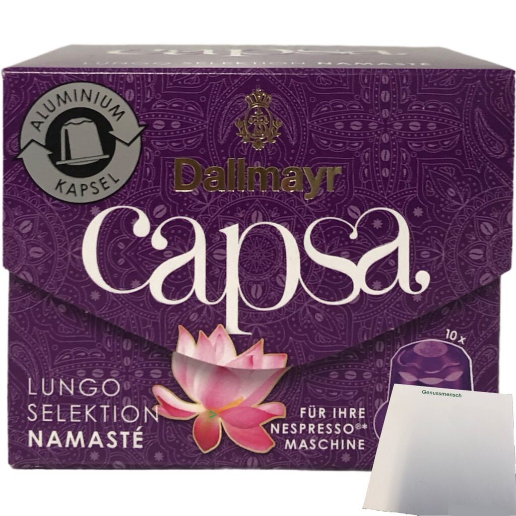 

Dallmayr Capsa Lungo Selection Namaste 10 капсул (упаковка 56 г) + блок уси USY