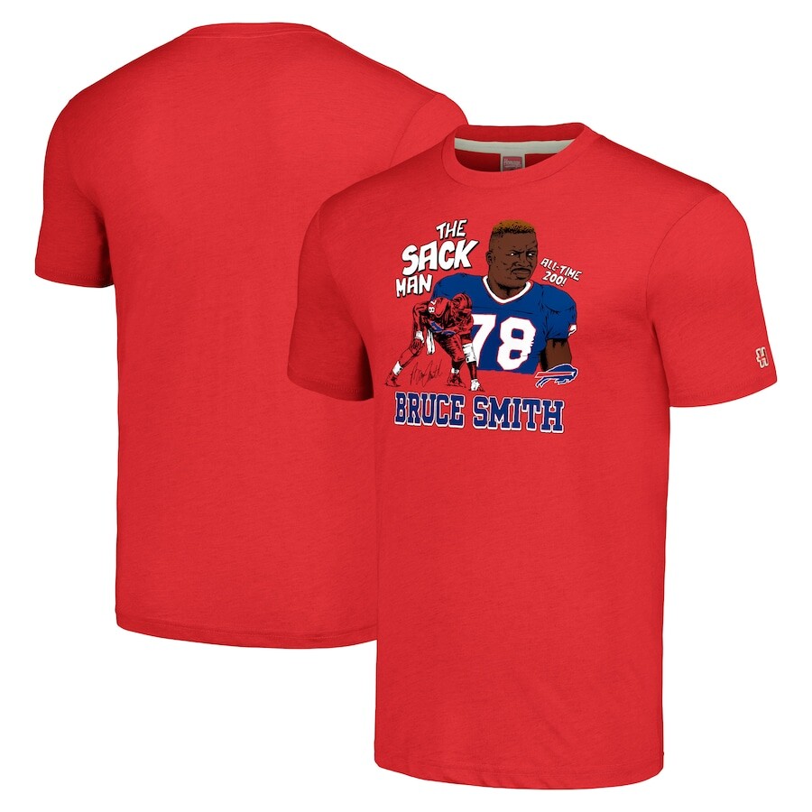 

Футболка с коротким рукавом Homage Buffalo Bills, красный