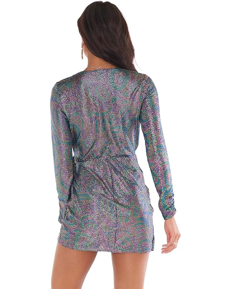 

Платье Show Me Your Mumu Kimora Mini Dress, цвет Black Cosmo Confetti