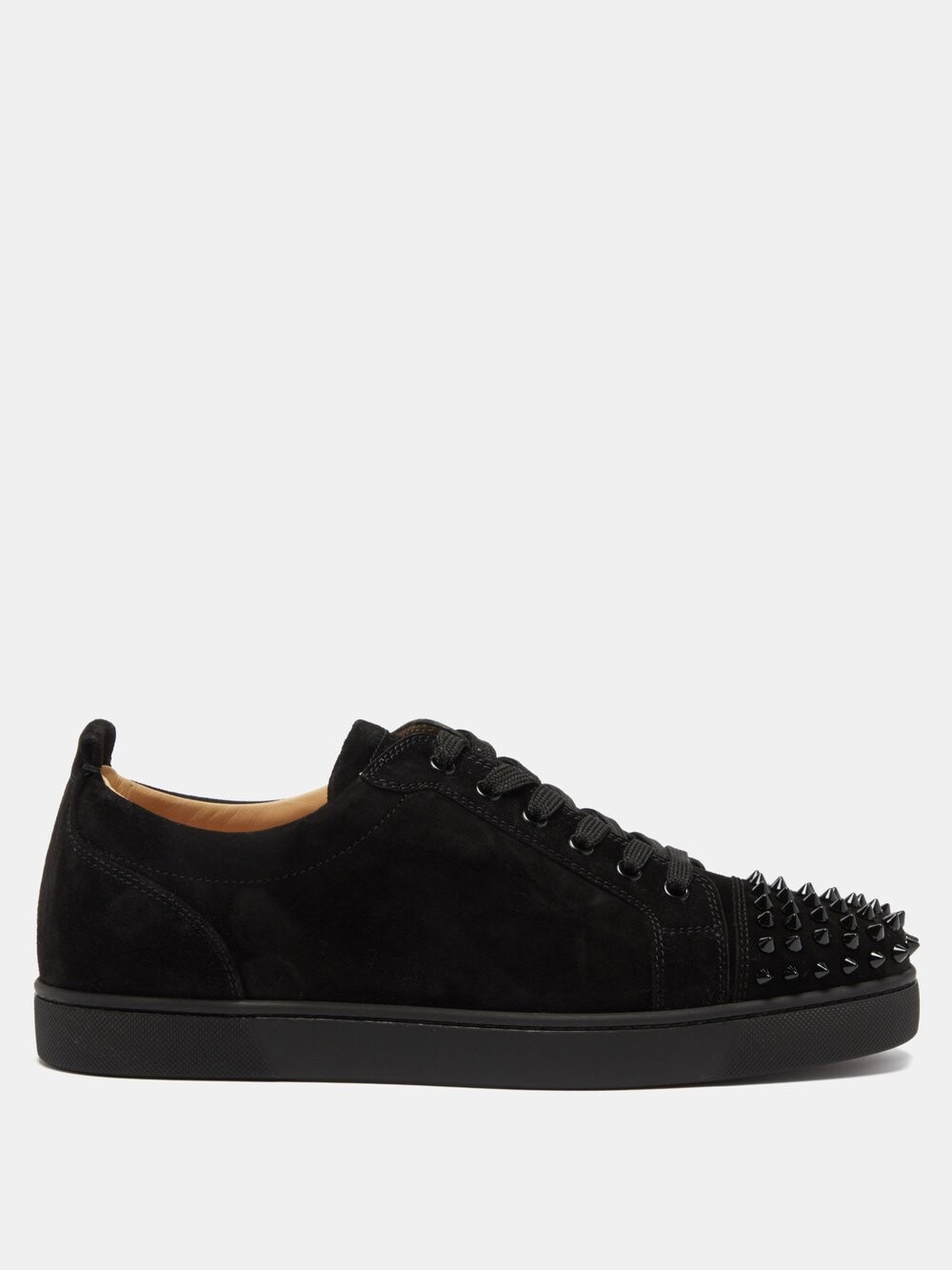 

Замшевые кроссовки louis junior с шипами Christian Louboutin, черный