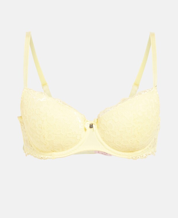 

Бюстгальтер пуш-ап, чашки BF Hunkemöller, светло-желтого