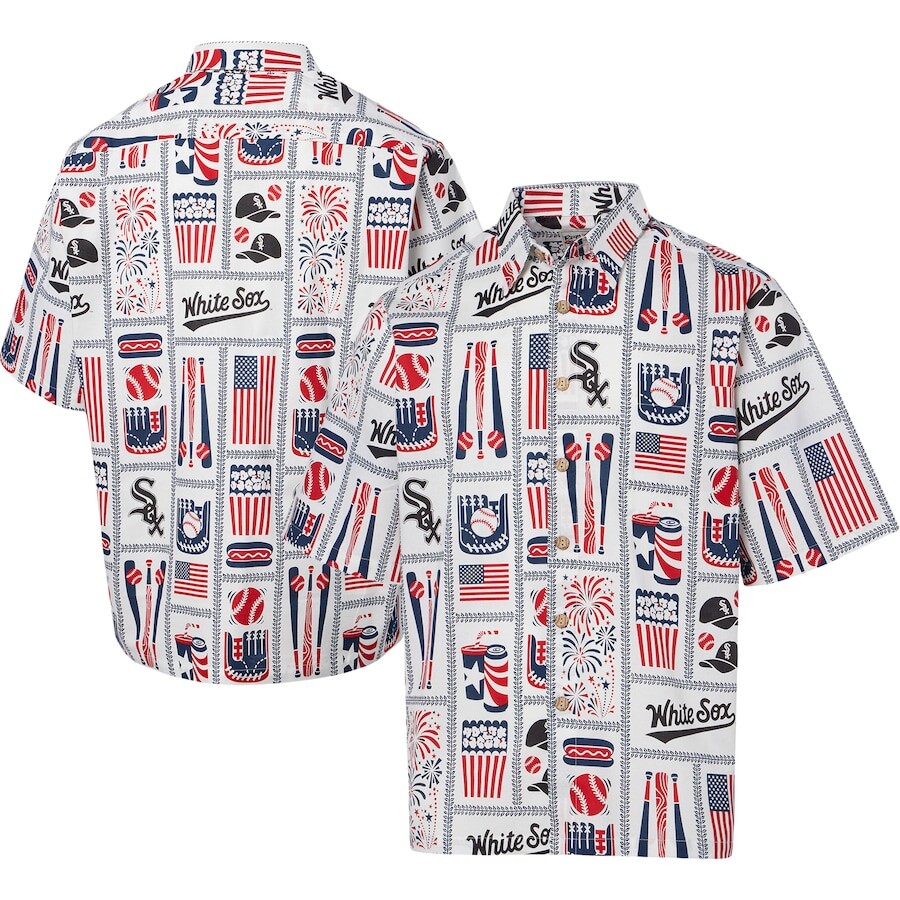

Рубашка Reyn Spooner Chicago White Sox, белый