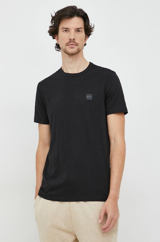 

BOSS BOSS CASUAL хлопковая футболка Boss Orange, черный