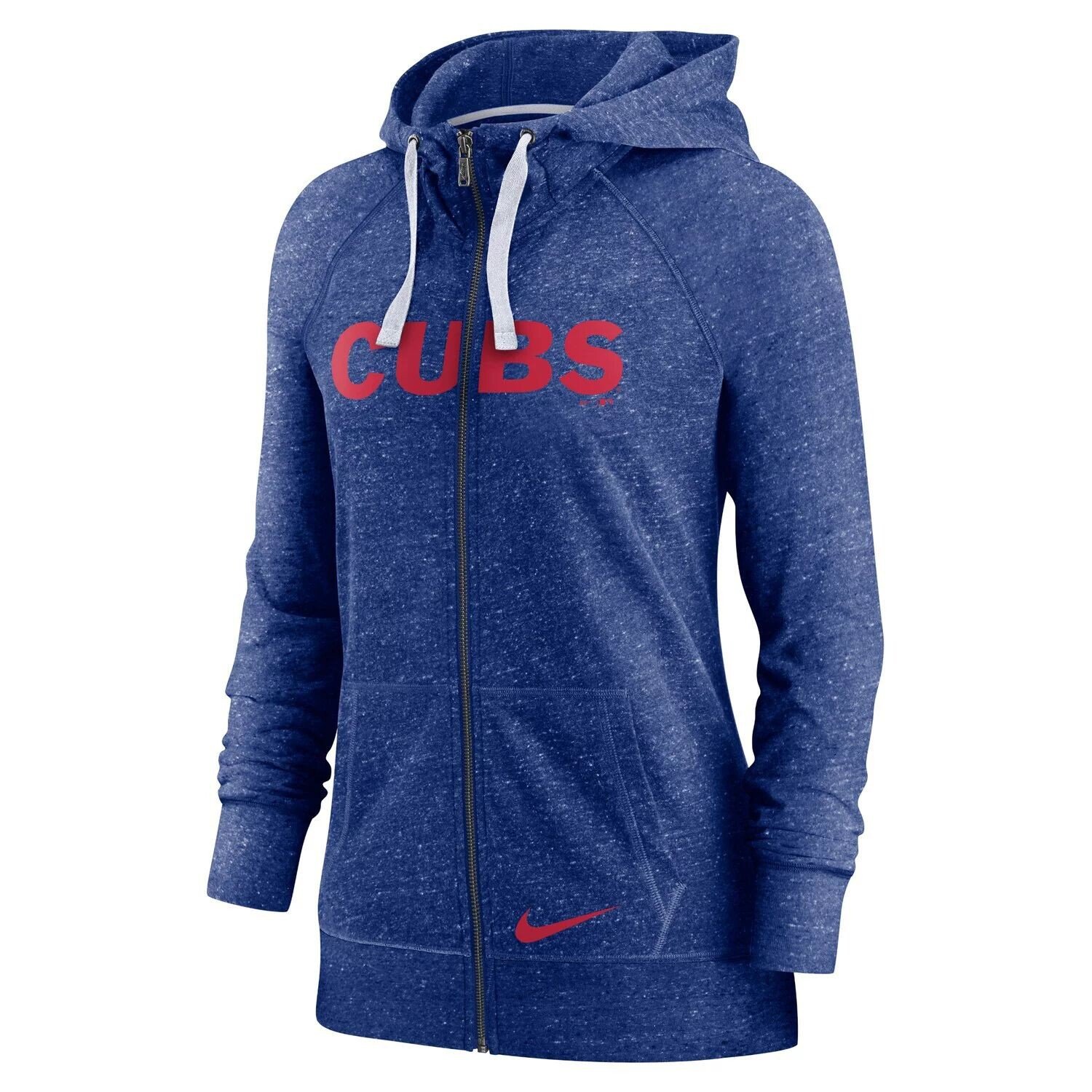 

Женская худи с молнией во всю длину реглан Nike Heathered Royal Chicago Cubs Wordmark Gym Vintage реглан Nike