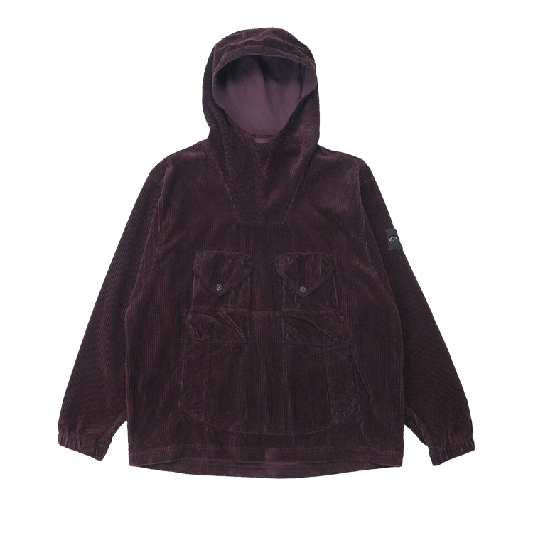 

Худи Stone Island Garment Dyed 'Dark Burgundy', красный