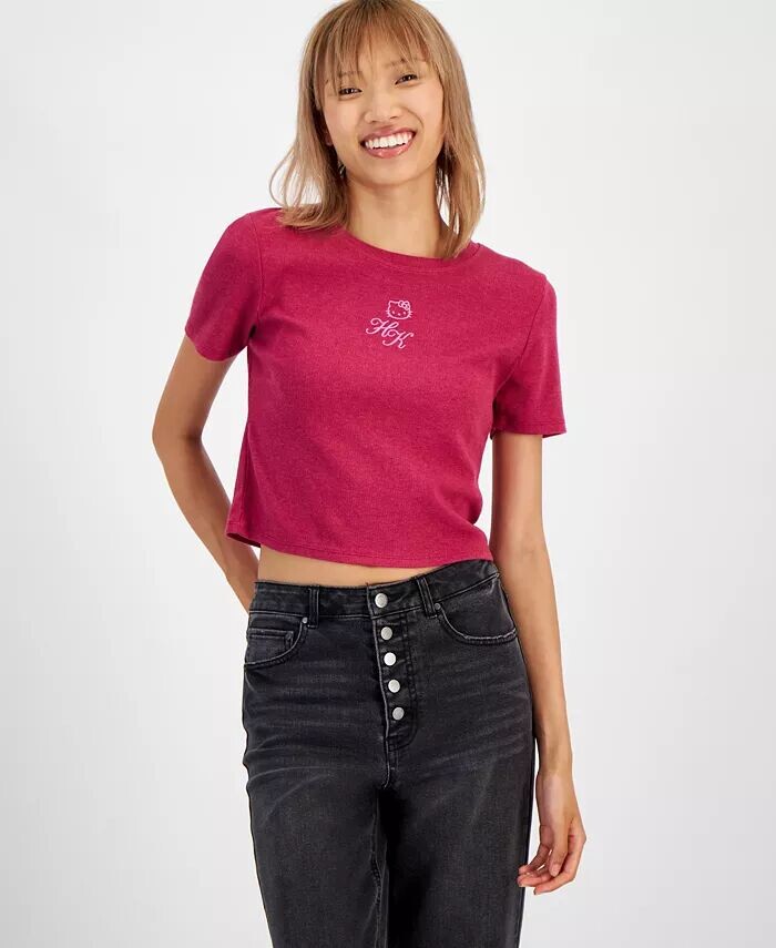 

Детская футболка Hello Kitty для юниоров Grayson Threads, The Label, красный