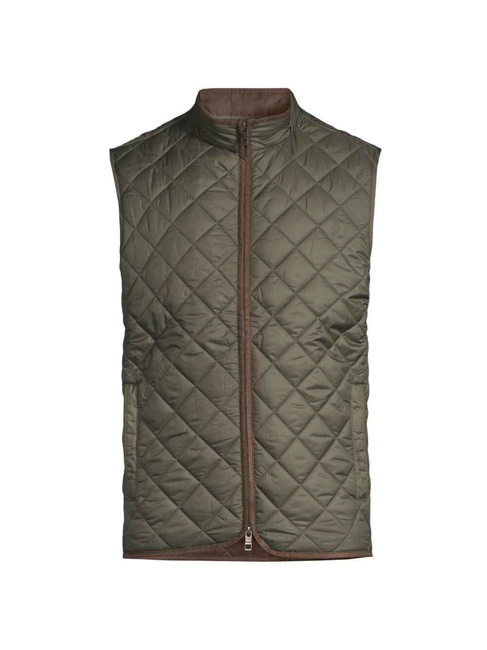 

Стеганый жилет Crown Essex Peter Millar, оливковый