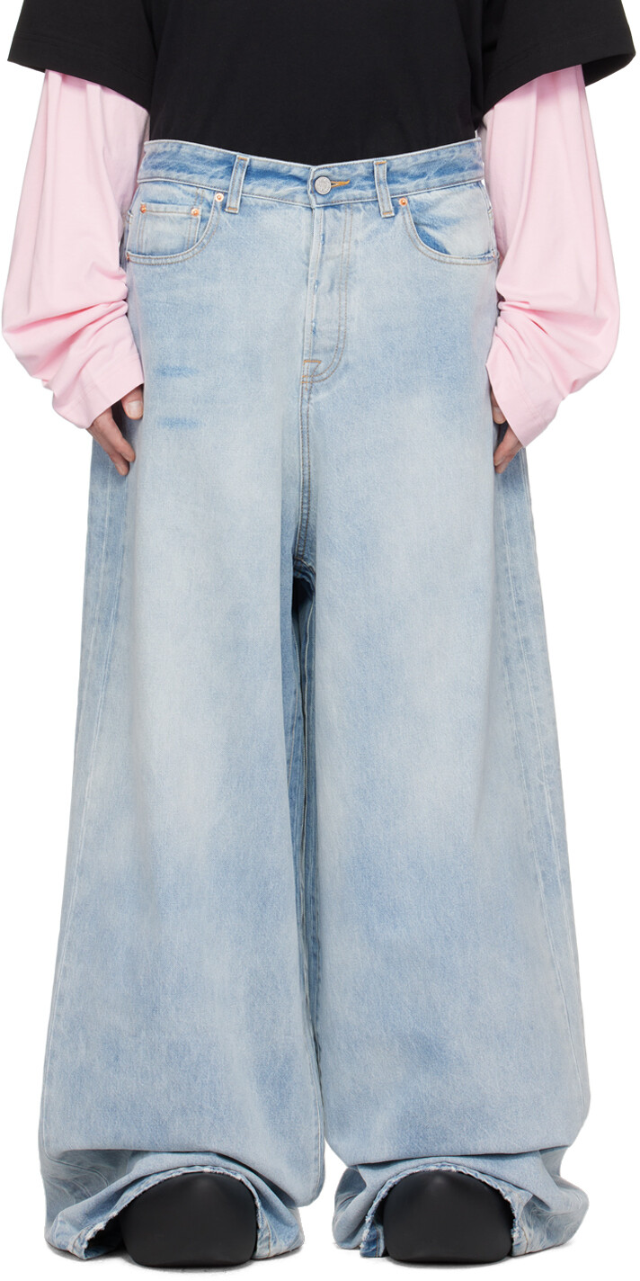 

Синие мешковатые джинсы Голубой Светлый VETEMENTS