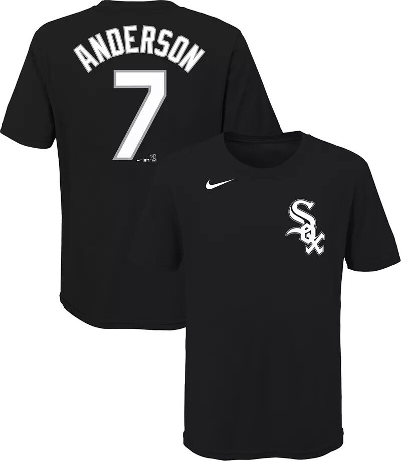 

Черная футболка Nike Youth Chicago White Sox Tim Anderson #7