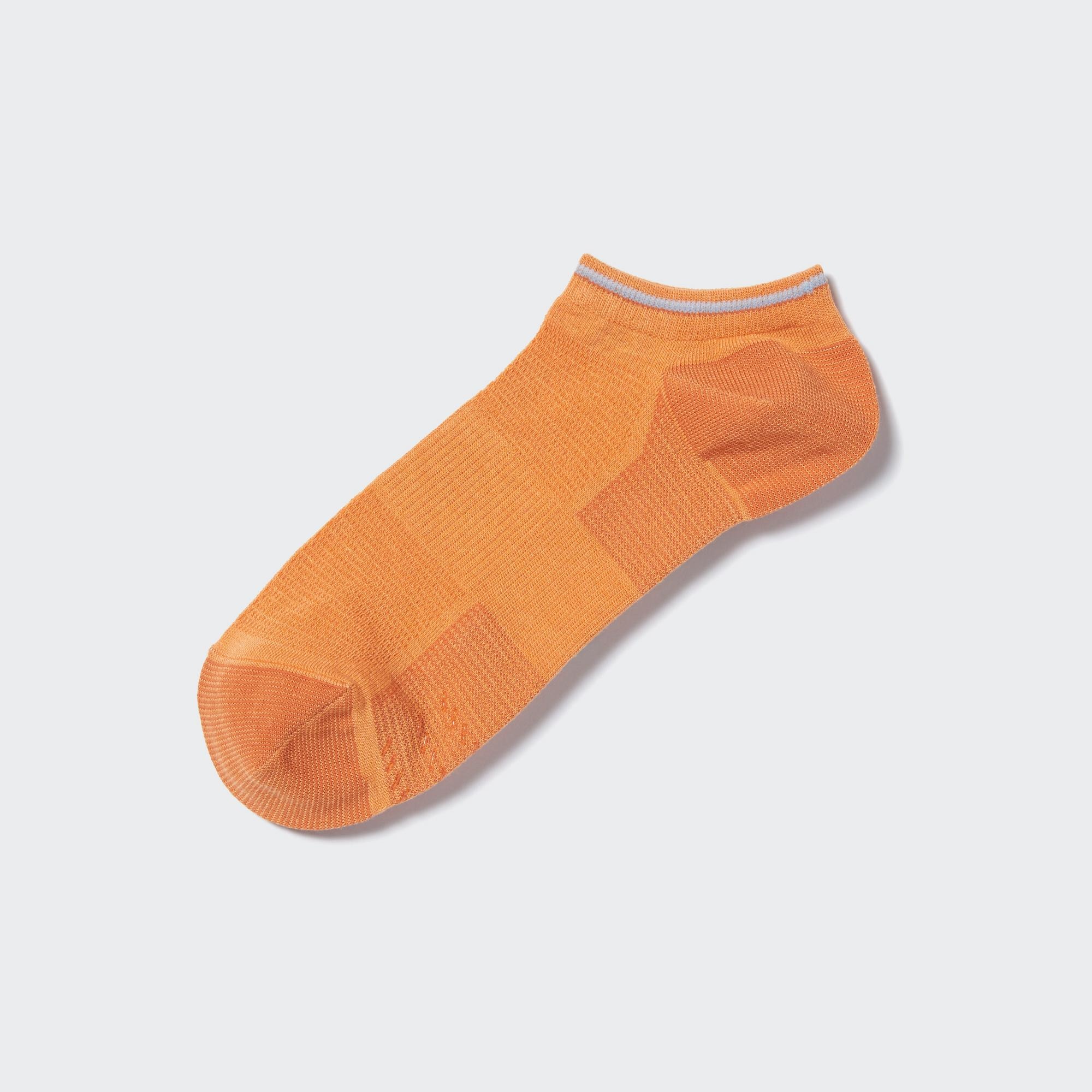 Спортивные короткие носки UNIQLO, оранжевый