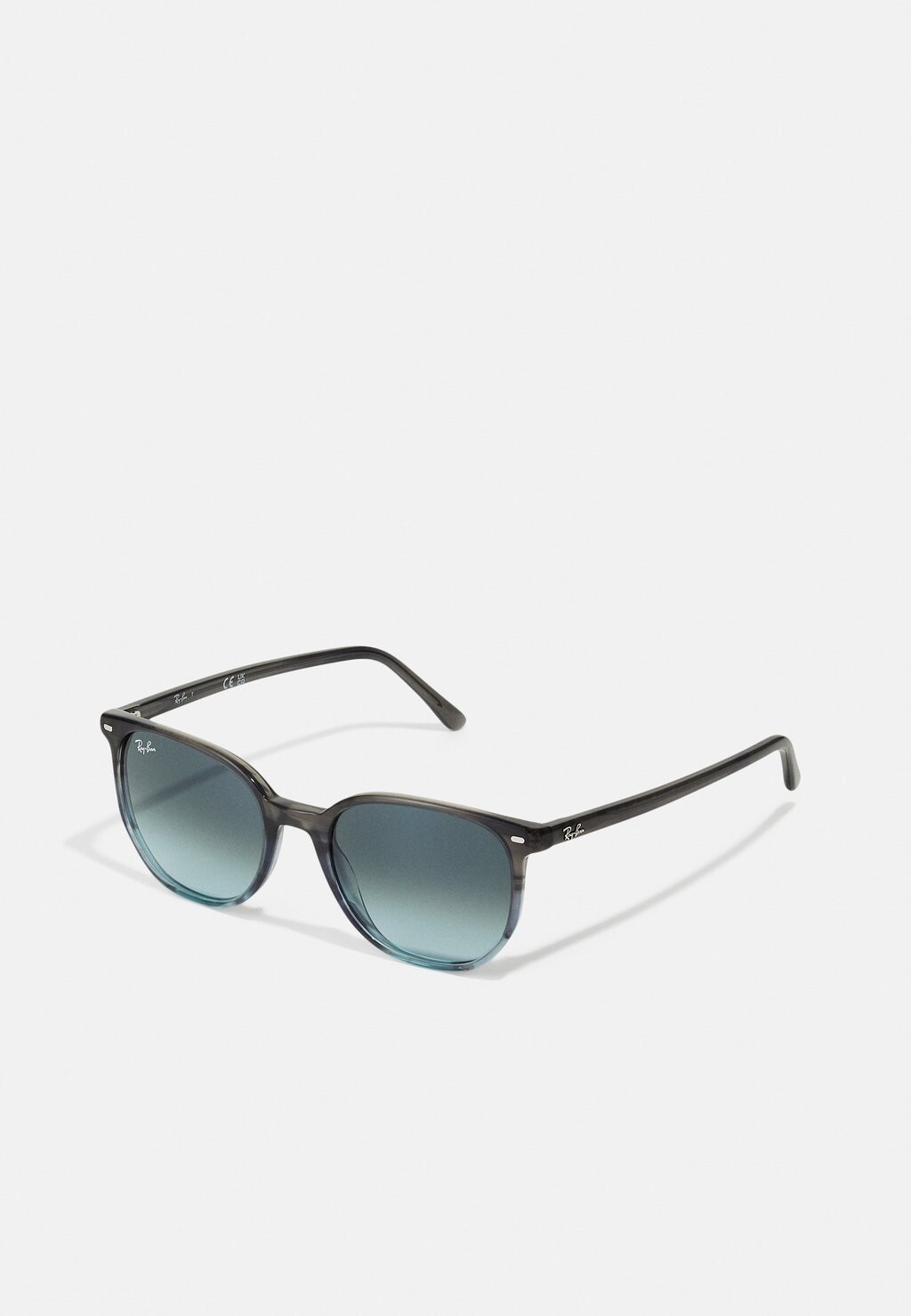 

Солнцезащитные очки Elliot Unisex Ray-Ban, цвет striped gray/gradient blue