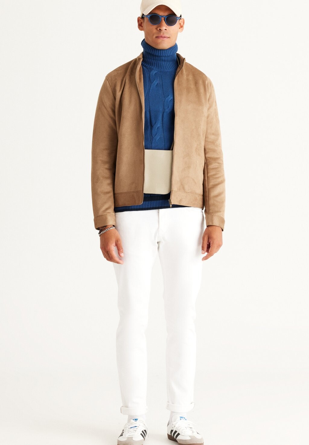 

Свитер Standard Fit Full Collar AC&CO / ALTINYILDIZ CLASSICS, цвет aircraft blue