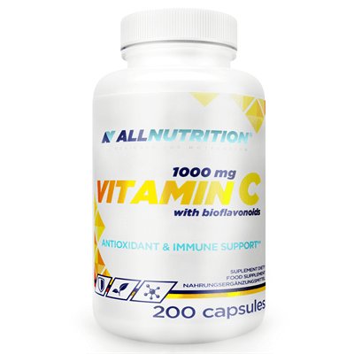 Allnutrition, Витамин С с биофлавоноидами, 200 капсул витамин с swanson буферизованный с биофлавоноидами 100 капсул