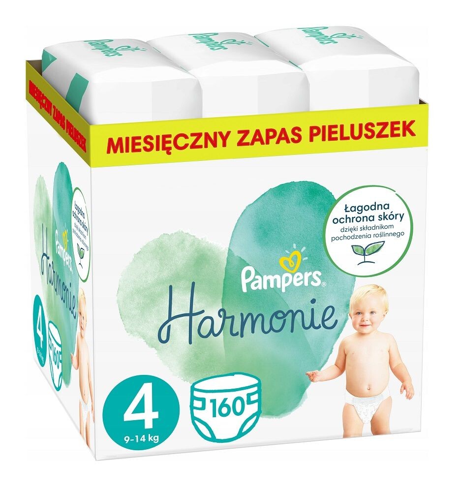 

Одноразовые подгузники для детей Pampers Harmonie 4, 160 шт