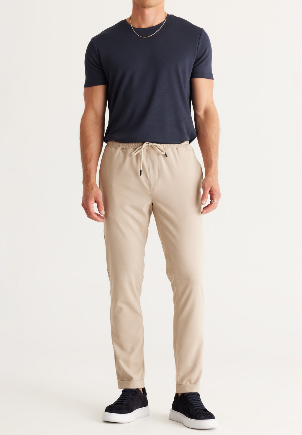 Брюки Casual Side Pocket Waist Tie AC&CO / ALTINYILDIZ CLASSICS, бежевый брюки casual side pocket waist tie ac