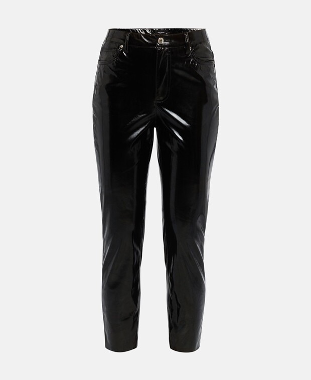 

Брюки из кожи Vero Moda, черный