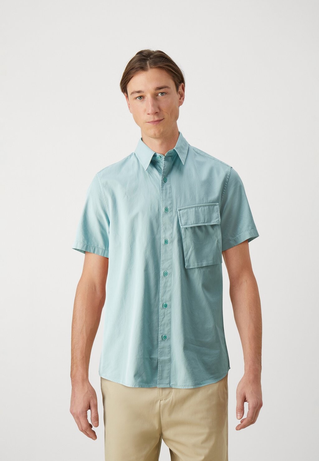 

Рубашка SCALE SHORT SLEEVE Belstaff, синий