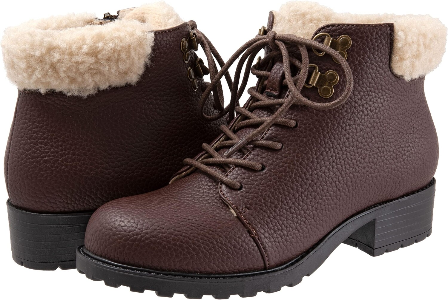 

Ботинки на шнуровке Becky 2.0 Trotters, цвет Dark Brown
