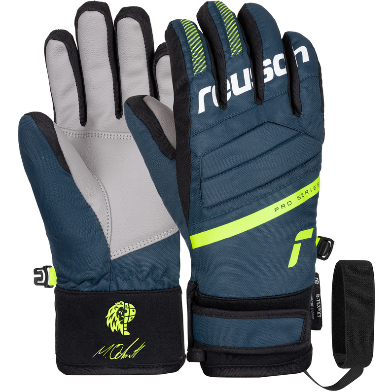 1 пара лыжные перчатки модные флисовые мультяшные камуфляжные дизайнерские лыжные перчатки для детей лыжные перчатки спортивные перчатки Детские перчатки Warrior R-TEX XT Reusch, синий