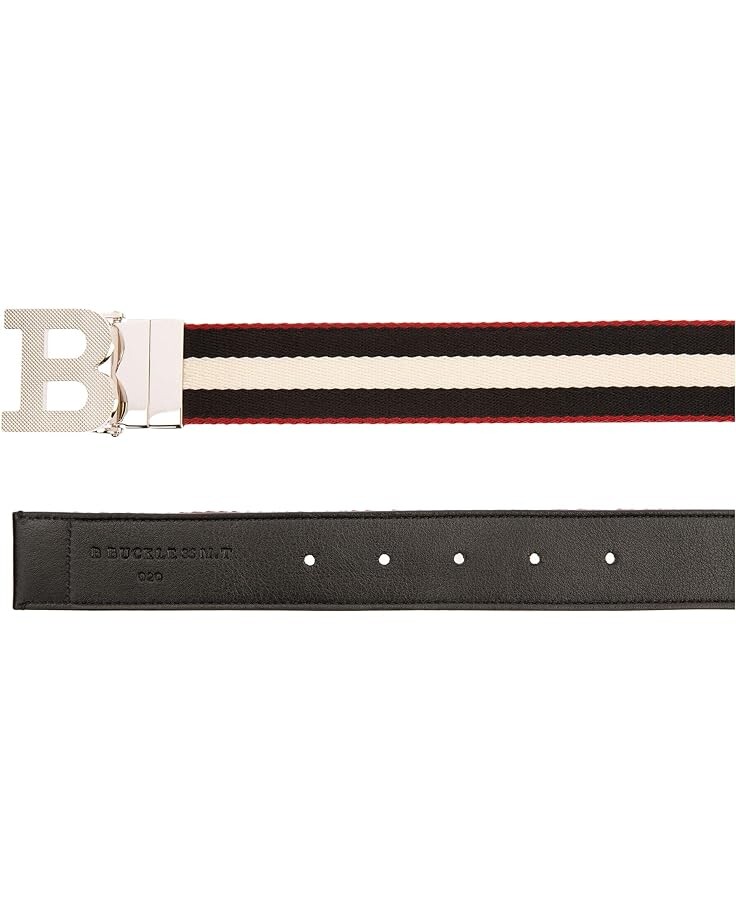 

Ремень Bally B Buckle 35 M.T/20 Belt, цвет Black/Bone/Black