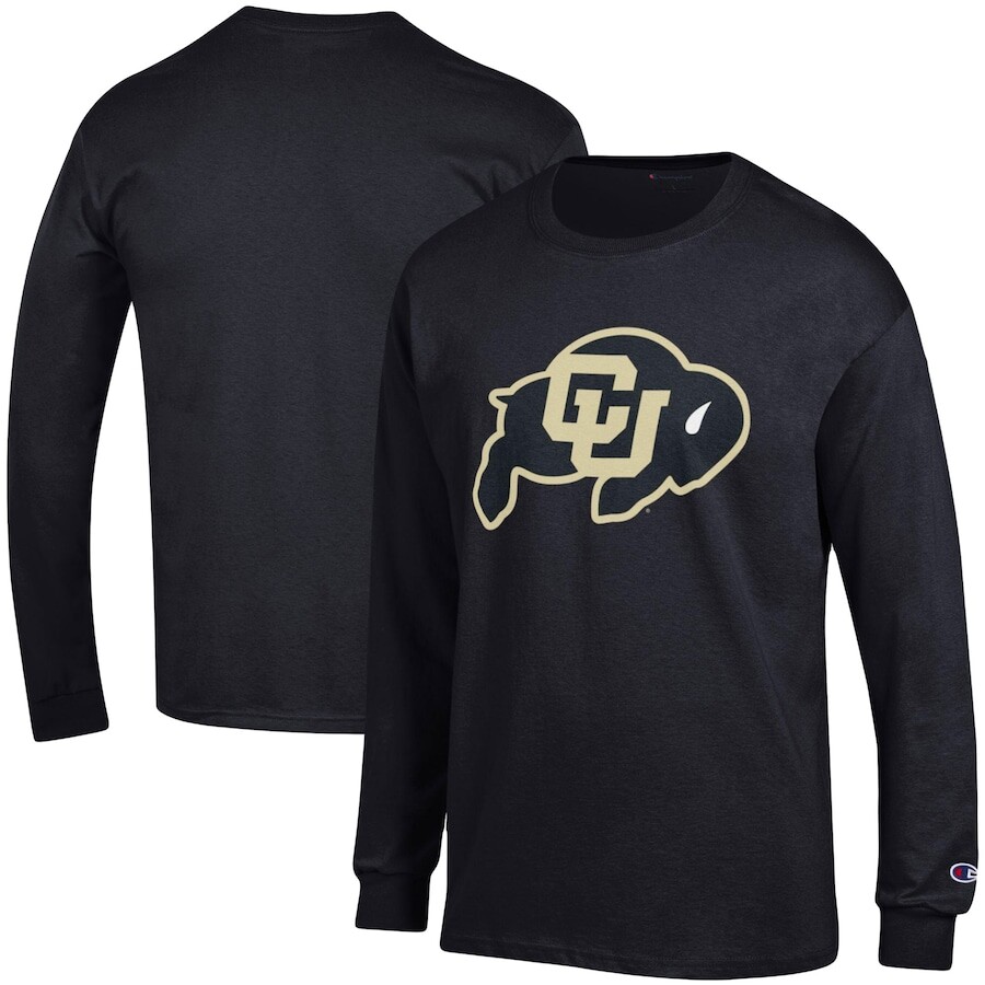 

Футболка с длинным рукавом Champion Colorado Buffaloes, черный