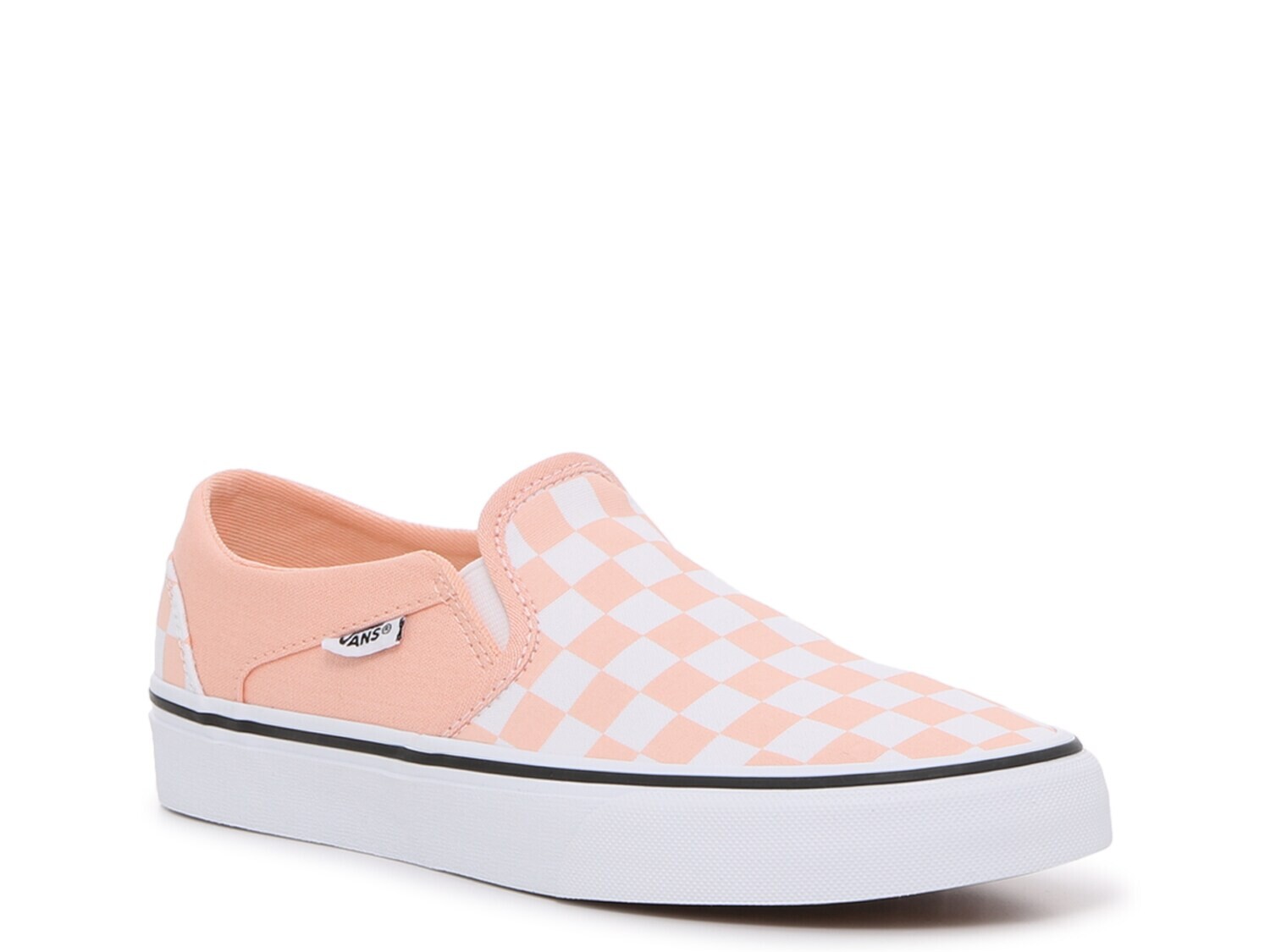 

Кроссовки женские Vans Asher, белый / персиковый