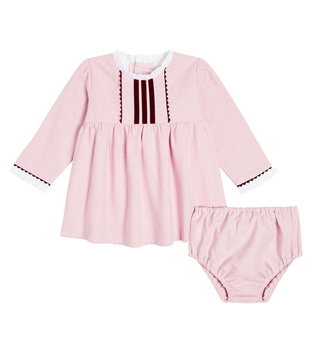 цена Комплект из платья и шароваров baby rosita La Coqueta, розовый