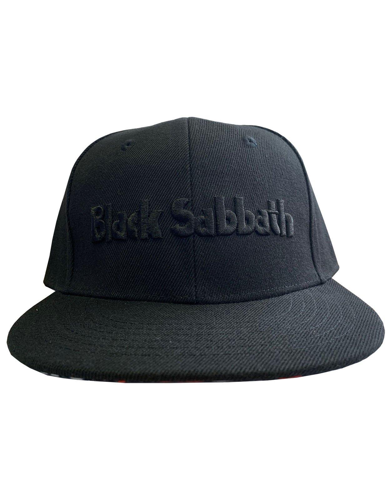 Логотип группы и бейсболка Demon Snapback Black Sabbath, черный
