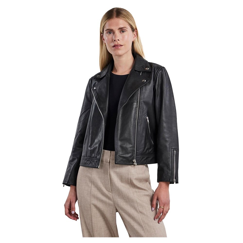 

Куртка Yas Phil Leather, черный