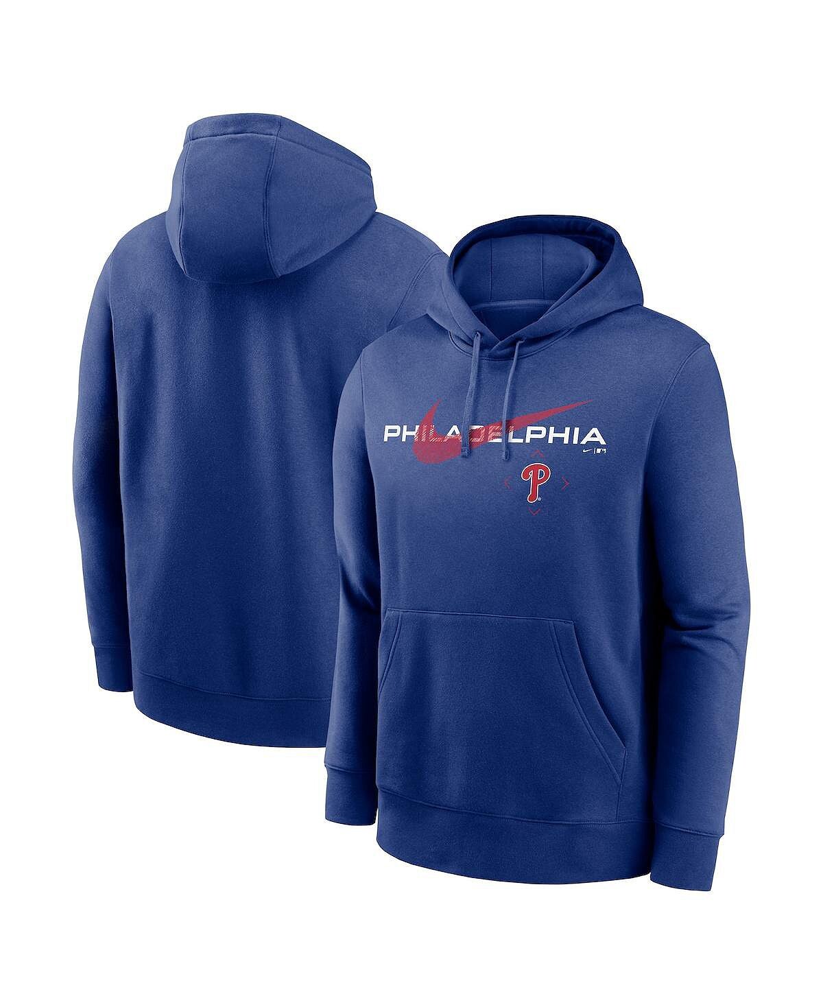 

Мужской пуловер с капюшоном Royal Philadelphia Phillies Swoosh NeighborHOOD Nike