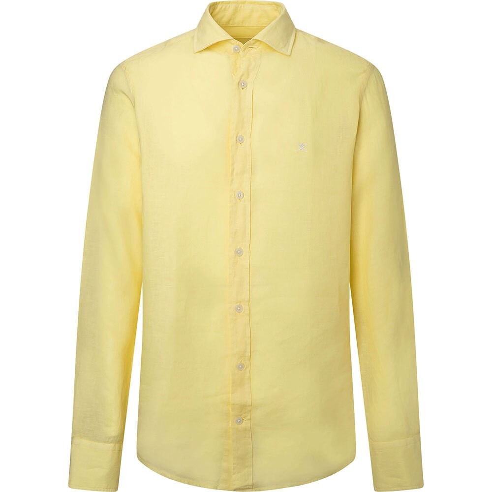 

Рубашка с длинным рукавом Hackett Garment Dyed K, желтый