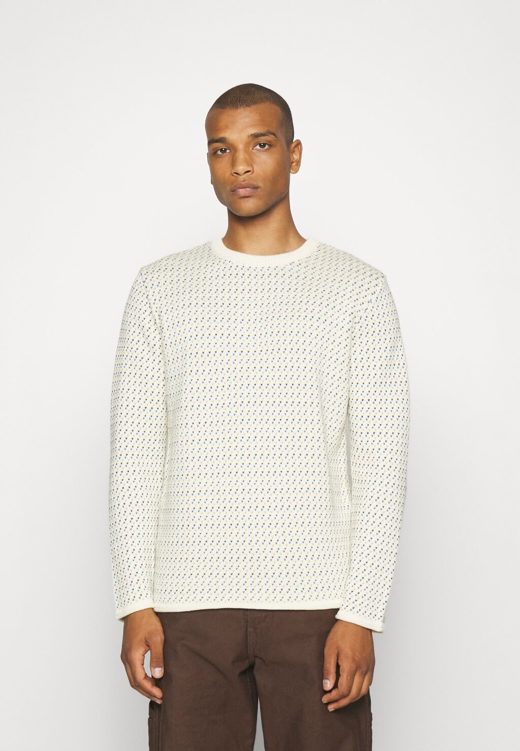 

Свитер CREW NECK KnowledgeCotton Apparel, зимний белый