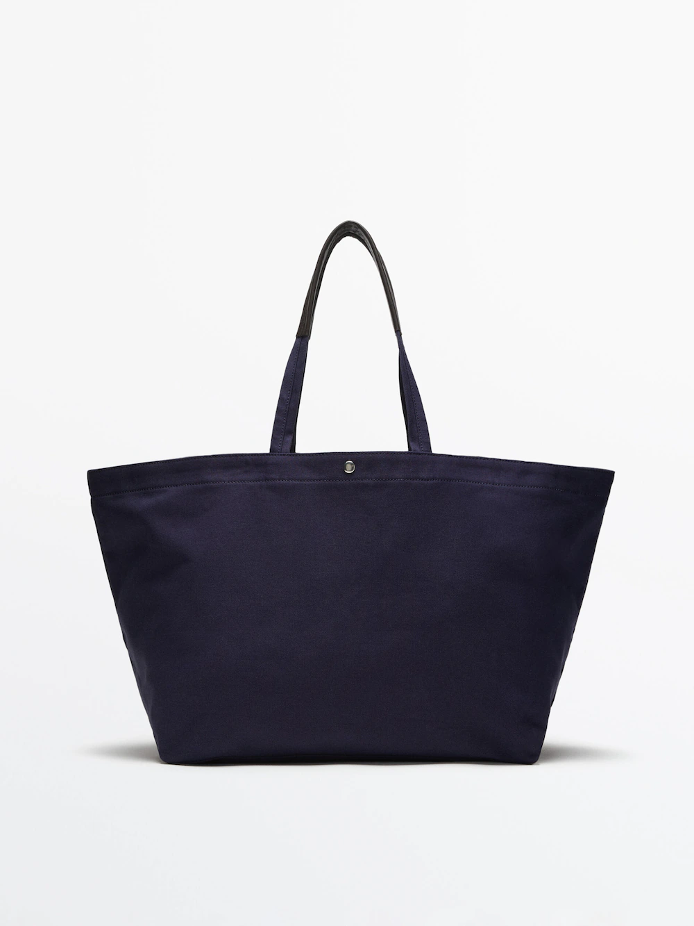 

Макси-сумка для покупок из канваса Massimo Dutti, синий