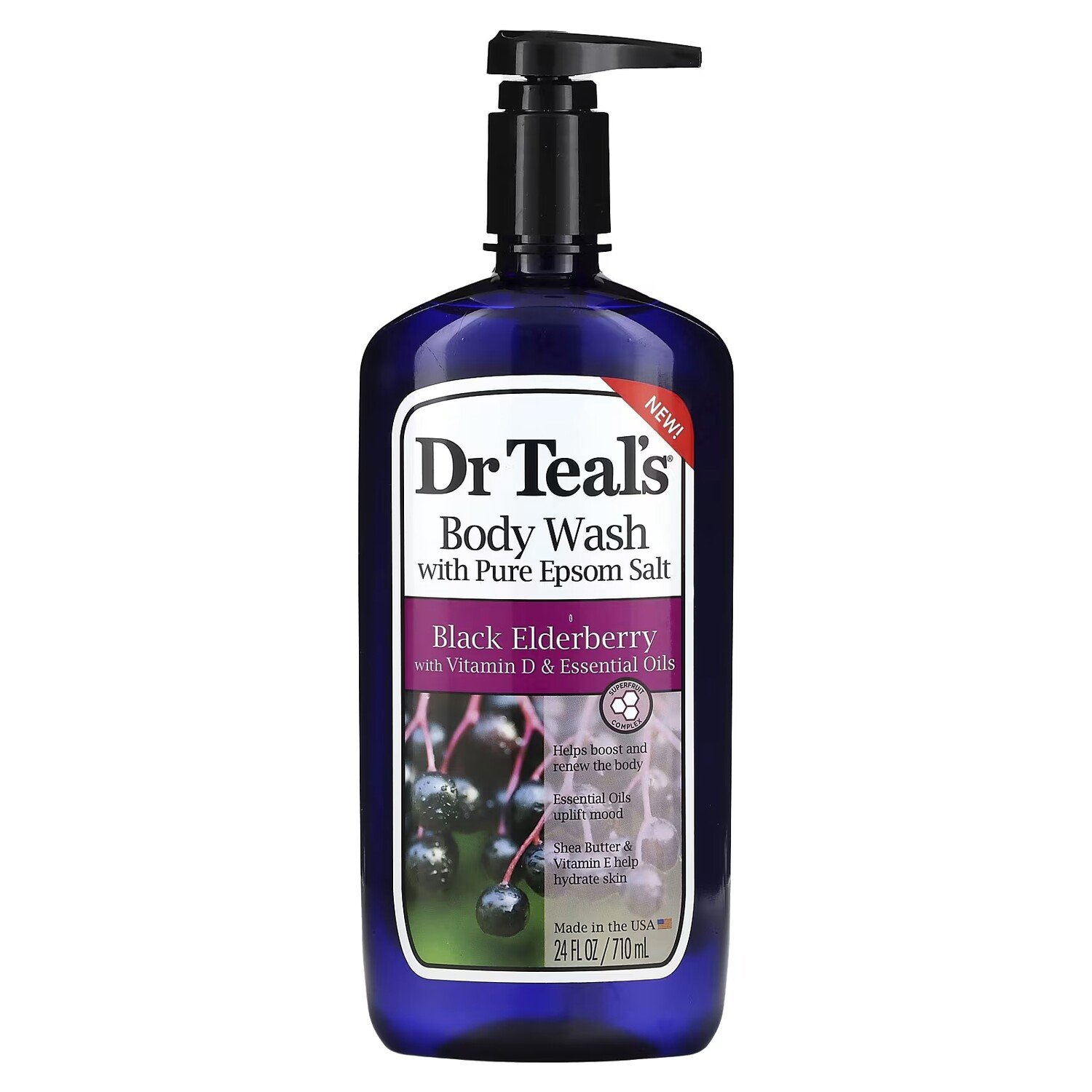 

Гель для душа Dr. Teal's с чистой английской солью