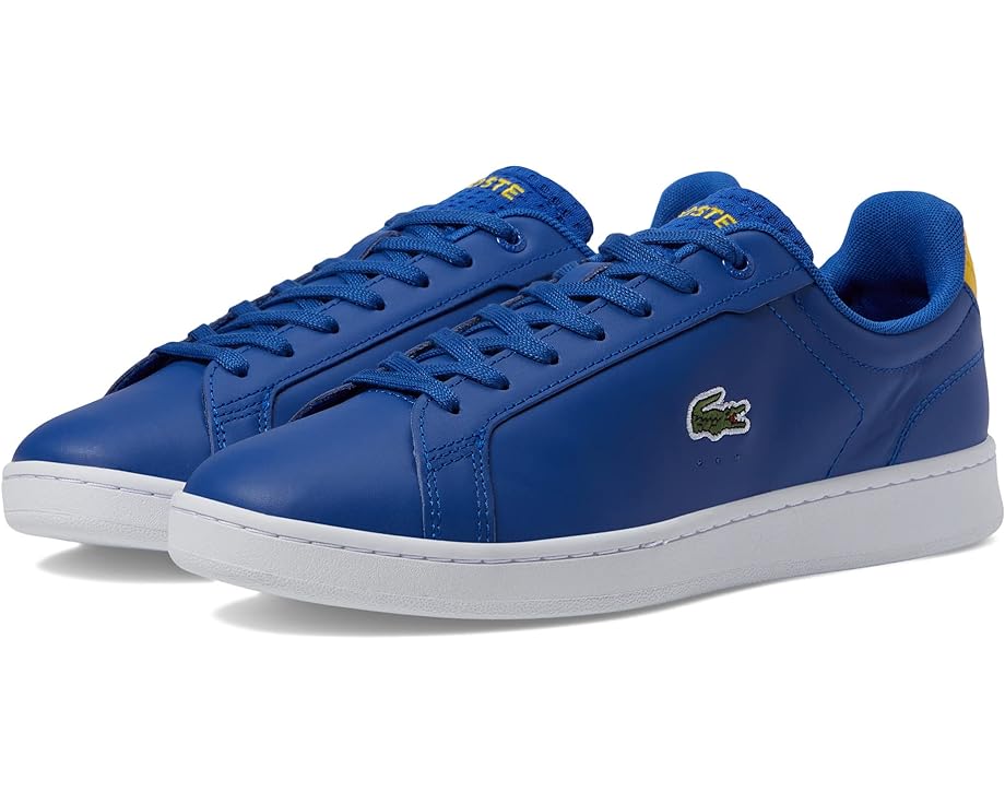 Кроссовки Lacoste Carnaby Pro 123 4, цвет Dark Blue/White кроссовки lacoste carnaby evo white dark blue