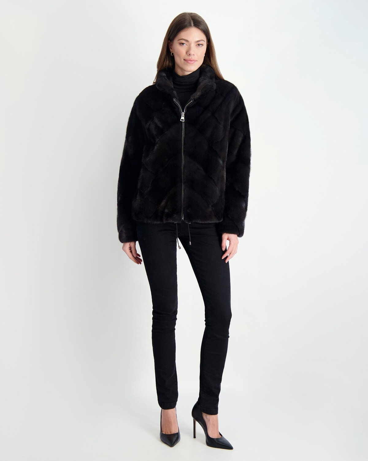 

Норковая куртка GORSKI, цвет Anthracite