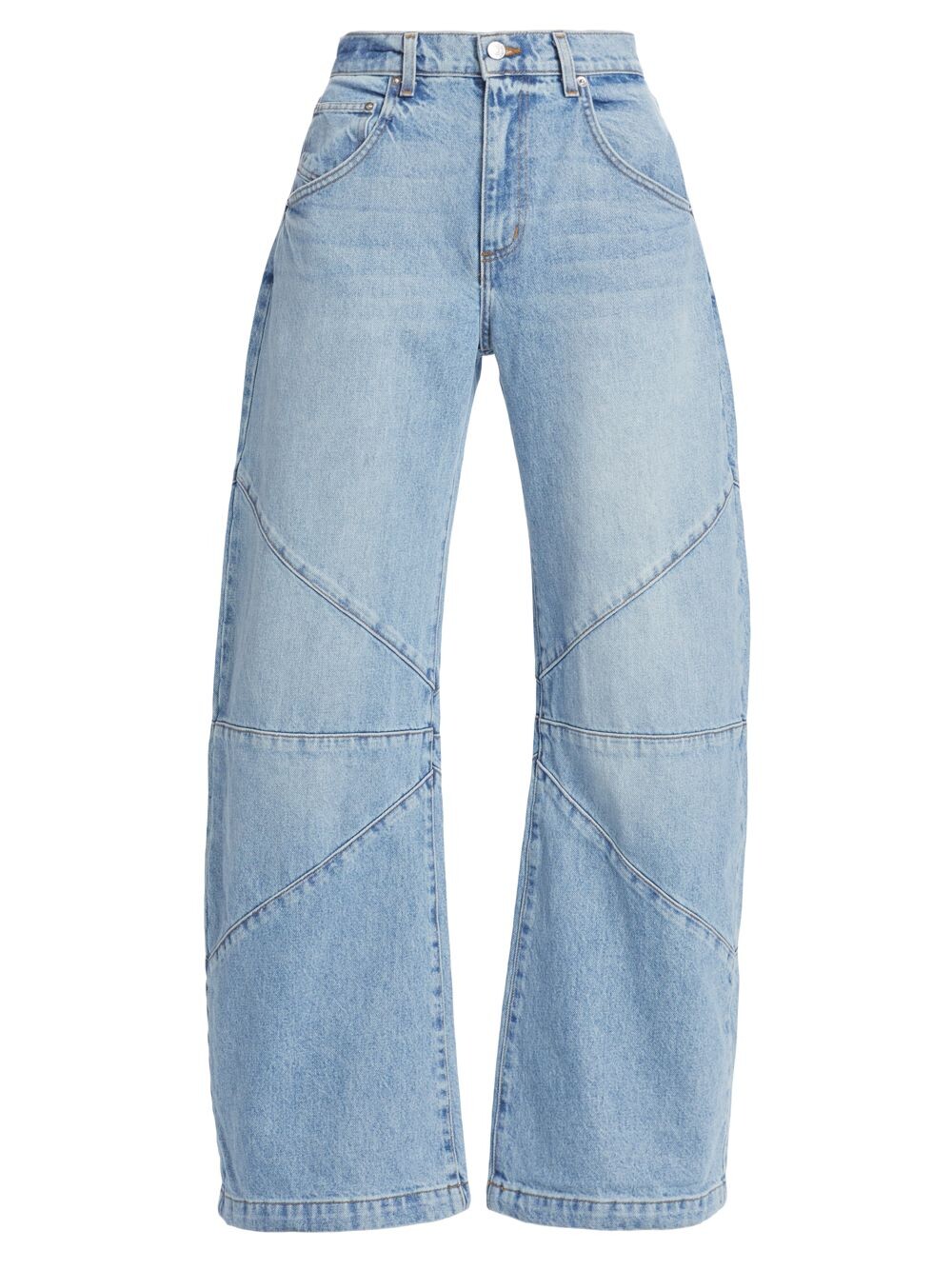

Широкие джинсы Fredric с высокой посадкой и бантом EB Denim