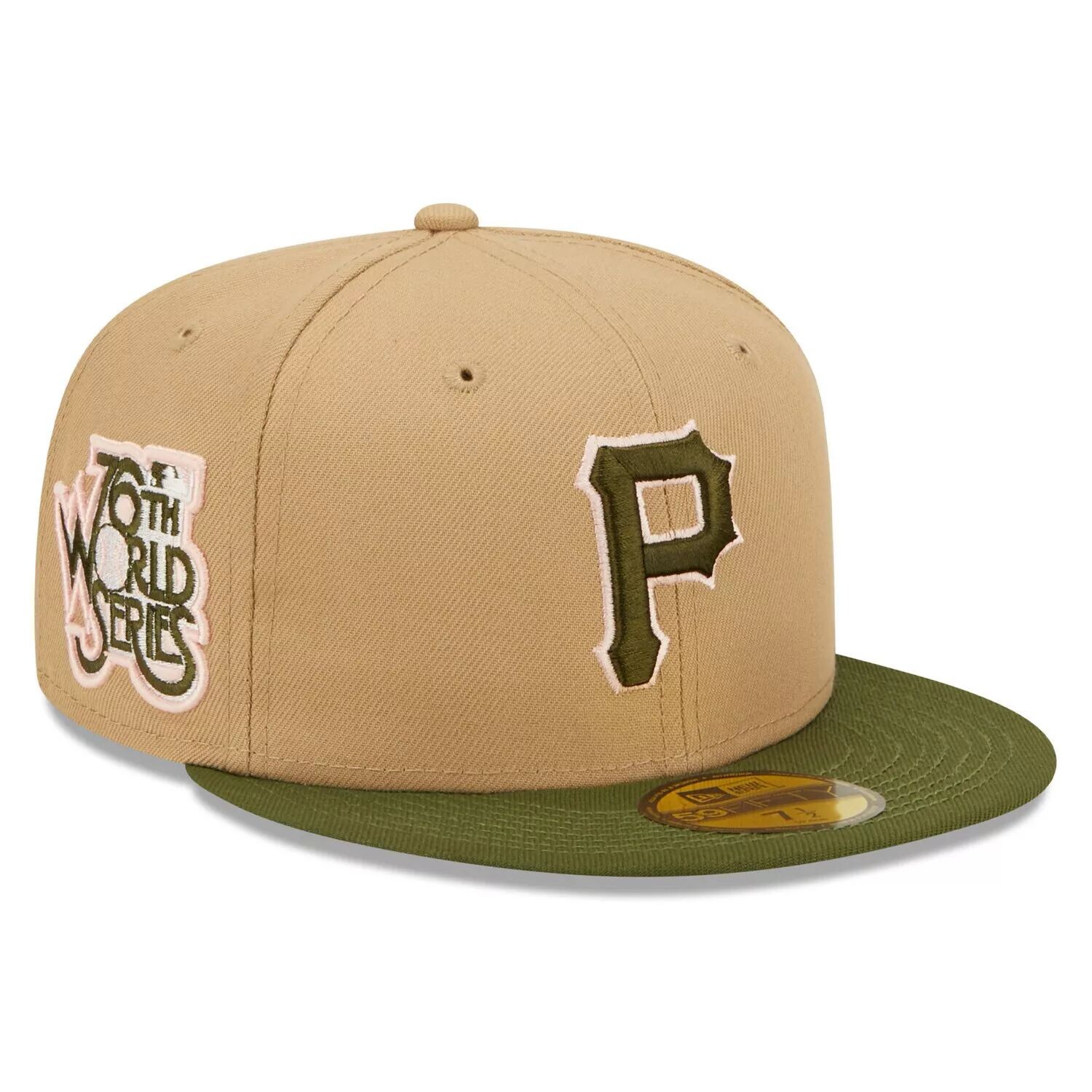 

Мужская кепка New Era хаки/оливкового цвета Pittsburgh Pirates Pink Undervisor 59FIFTY