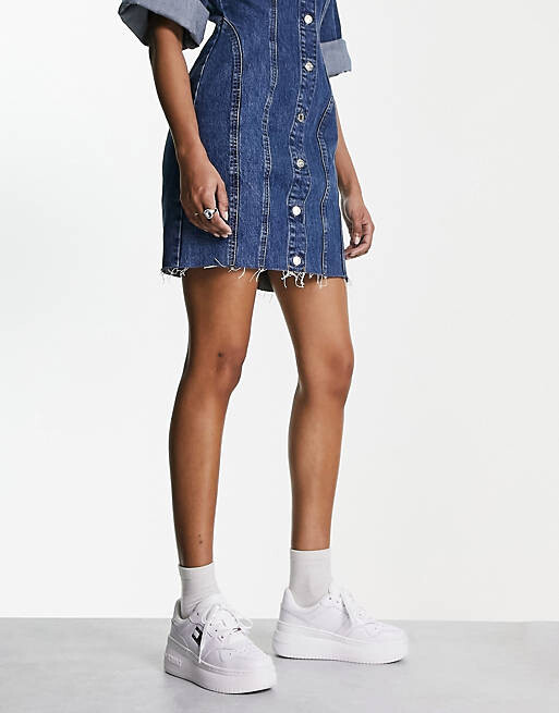 

Белые кроссовки на платформе в стиле ретро Tommy Jeans