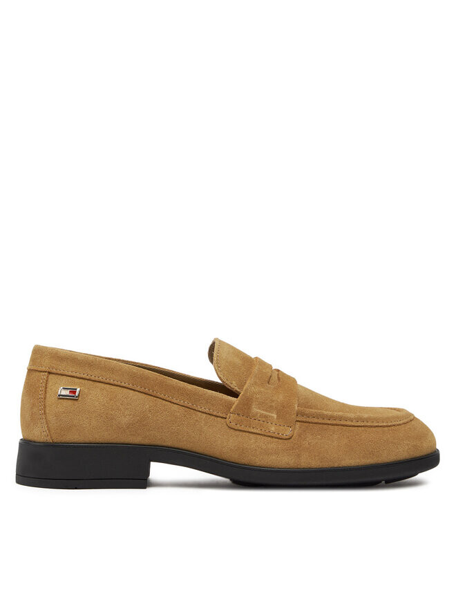 

Лоферы Tommy Hilfiger Flag Suede Classic Loafer, хаки
