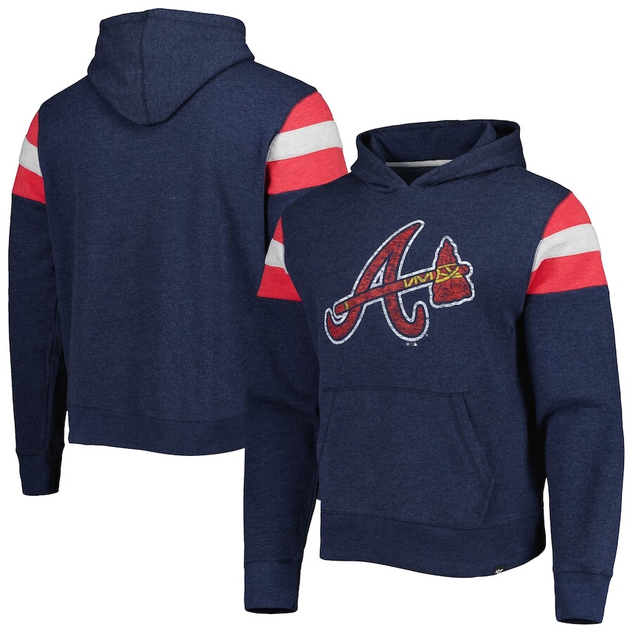 

Пуловер с капюшоном 47 Atlanta Braves, нави