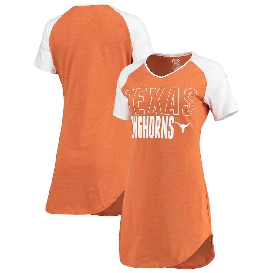 

Ночная рубашка Concepts Sport Texas Longhorns, оранжевый