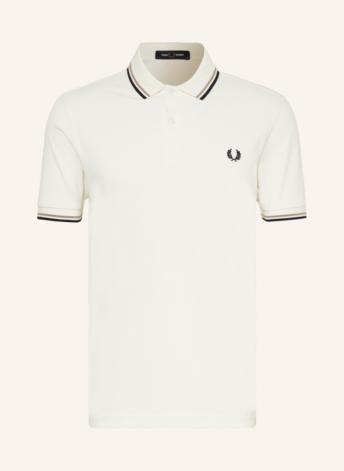 

Рубашка поло FRED PERRY Piqué M3600 Slim Fit, экру