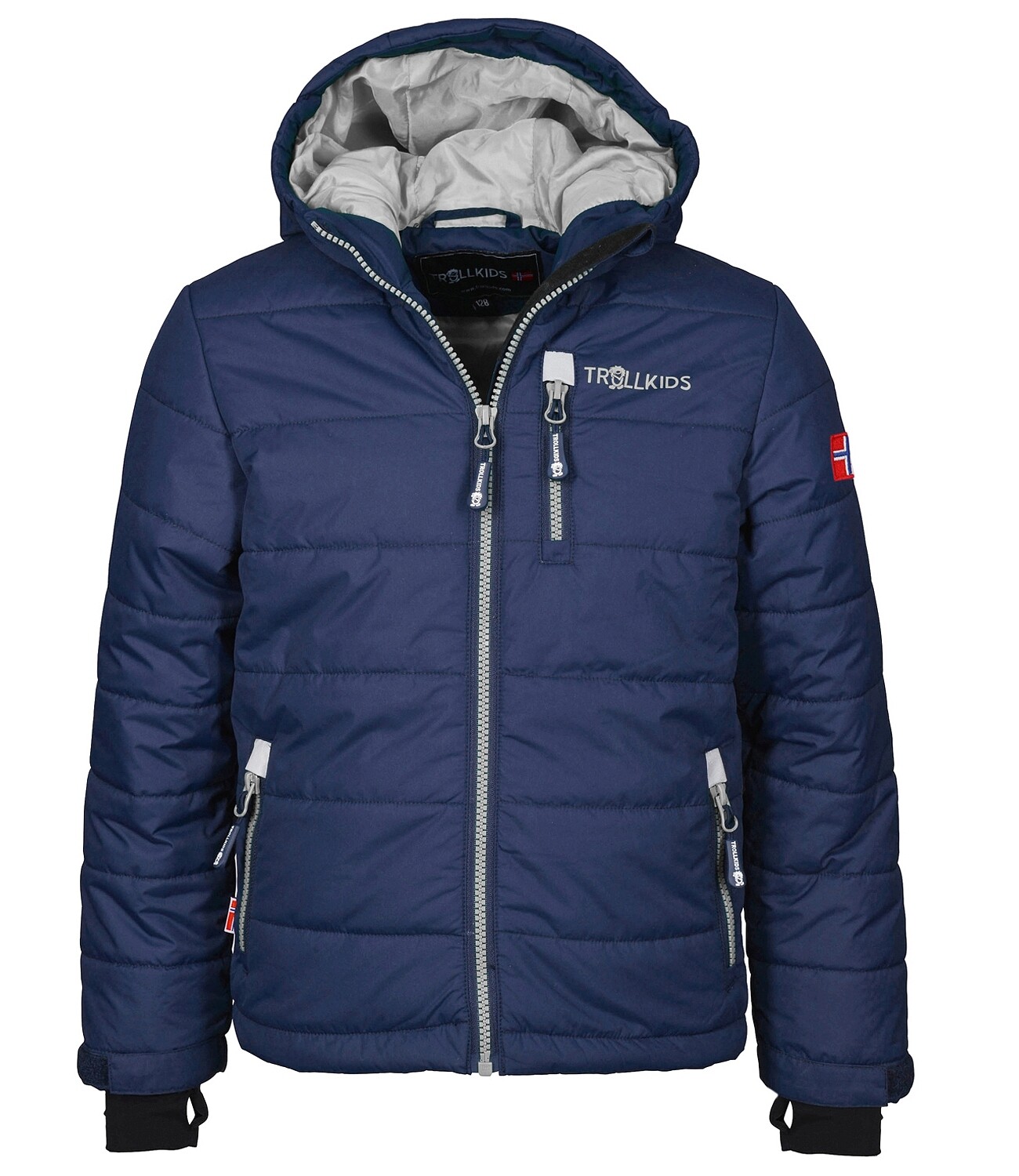 

Лыжная куртка Trollkids Skijacke/Winterjacke Hemsedal, цвет Marineblau/Silbergrau