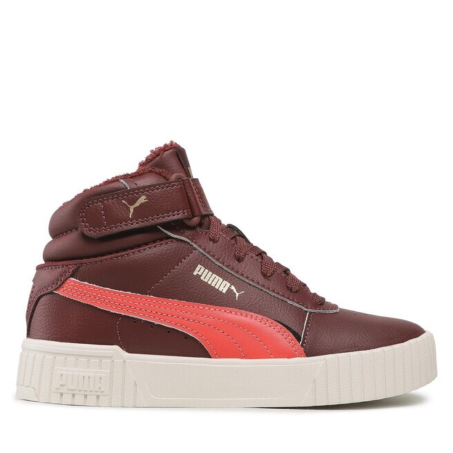 

Кроссовки Puma Carina 2.0 Mid Wtr Jr 387380 02 Aubergine/Salom/Gold, вишневый/бордовый