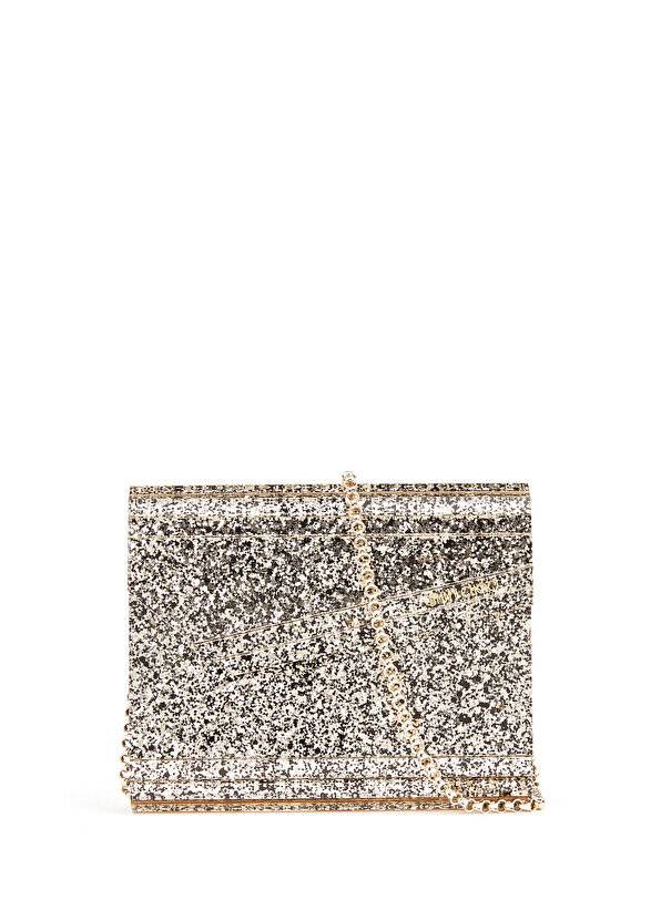 

Женская сумка с золотым логотипом Jimmy Choo