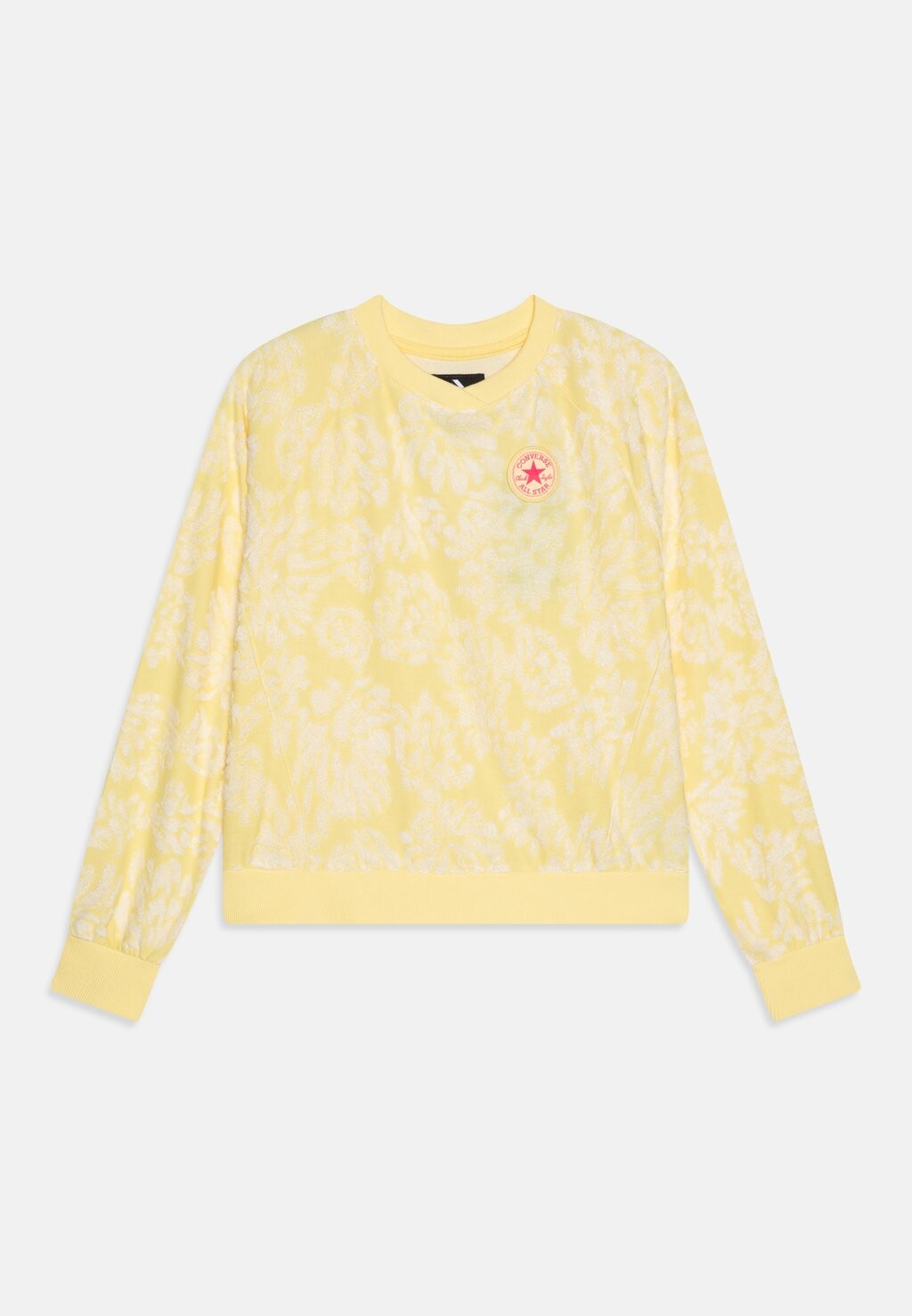 

Толстовка FLORAL CREWNECK Converse, цвет like butter