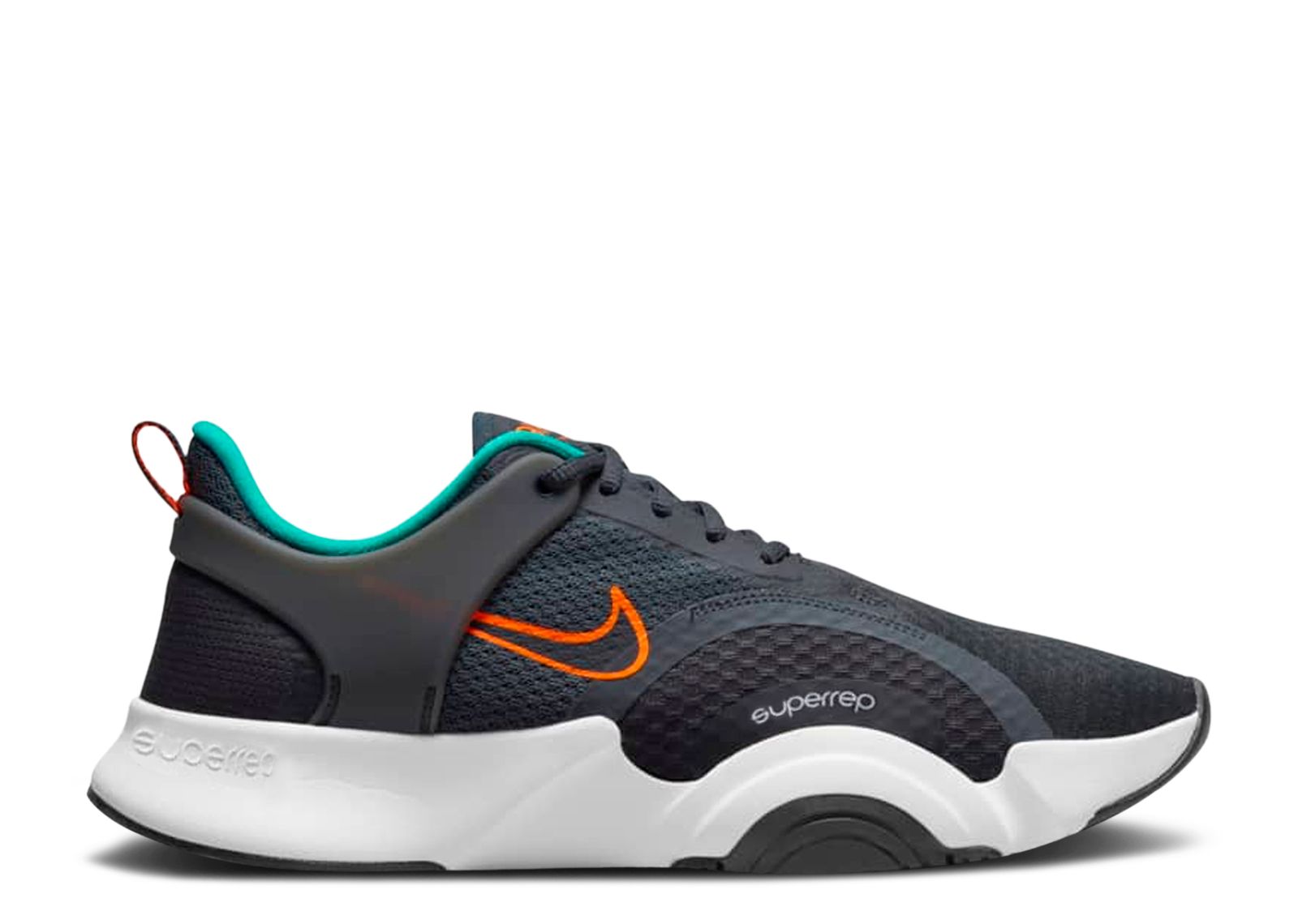 Кроссовки Nike Superrep Go 2 'Dark Smoke Grey Total Orange', серый